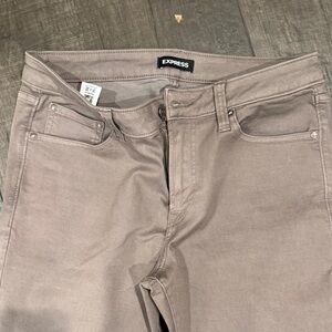 Express Men's Taupe Skinny Jeans